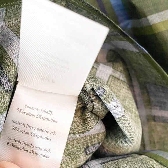 WeWoreWhat Puff Sleeve Plaid Oversized Collared Blouse NWT Academia - Picture 11 of 12